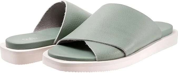 SoftWalk Kara Women's Shoes Sage : 5 M (B), Leather