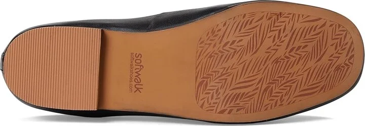 SoftWalk Kiris Women's Flat Shoes Black : 7 W (E), Leather - Image 3