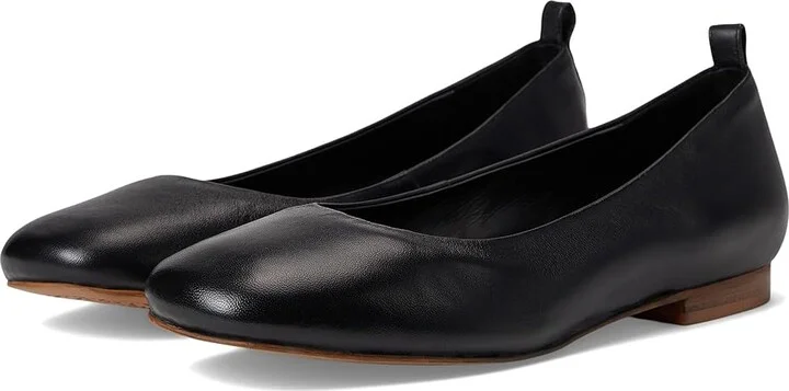 SoftWalk Kiris Women's Flat Shoes Black : 7 W (E), Leather