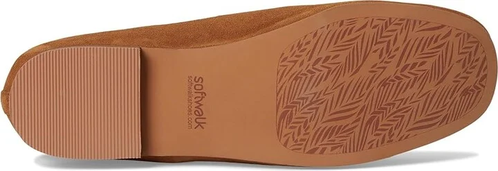 SoftWalk Kiris Women's Flat Shoes Luggage Suede : 11 W (E), Leather - Image 3