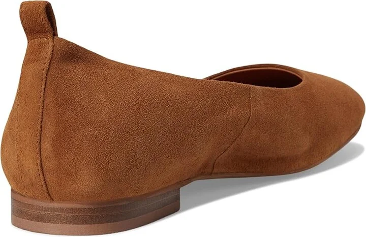 SoftWalk Kiris Women's Flat Shoes Luggage Suede : 11 W (E), Leather - Image 4