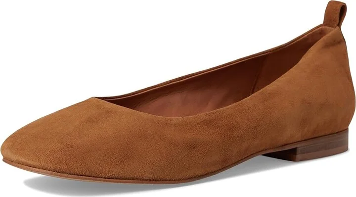 SoftWalk Kiris Women's Flat Shoes Luggage Suede : 11 W (E), Leather - Image 5