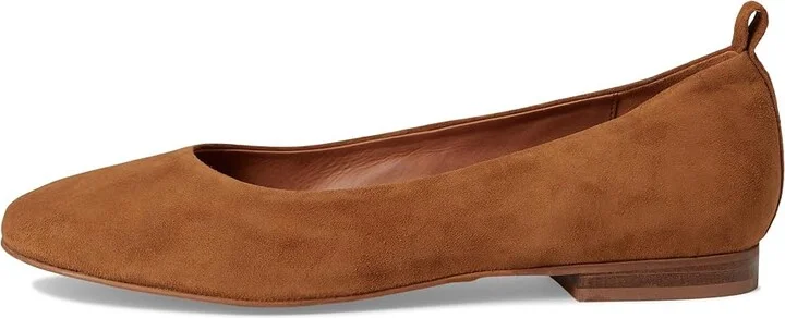 SoftWalk Kiris Women's Flat Shoes Luggage Suede : 11 W (E), Leather - Image 6