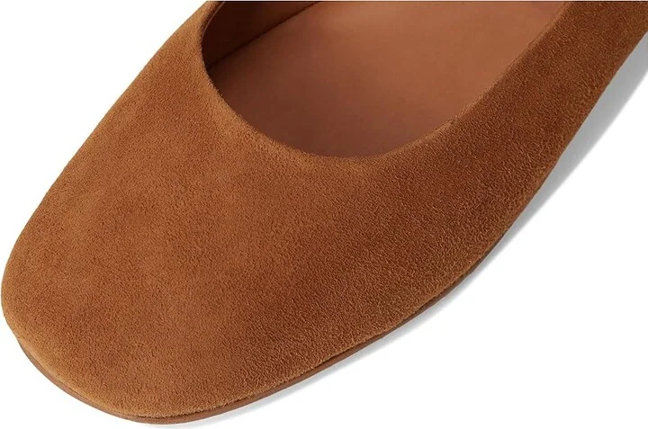 SoftWalk Kiris Women's Flat Shoes Luggage Suede : 11 W (E), Leather - Image 7