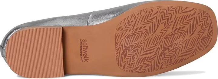 SoftWalk Kiris Women's Flat Shoes Pewter : 5 M (B), Leather - Image 3