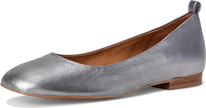 SoftWalk Kiris Women's Flat Shoes Pewter : 5 M (B), Leather - Image 5