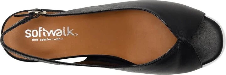 SoftWalk Lakewood Women's Sandals Black : 10.5 M (B), Leather - Image 2