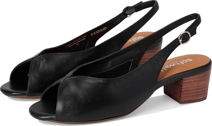 SoftWalk Lakewood Women's Sandals Black : 10.5 M (B), Leather