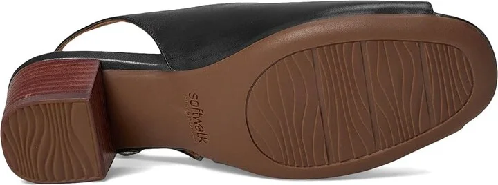 SoftWalk Lakewood Women's Sandals Navy : 7.5 W (D), Leather - Image 3