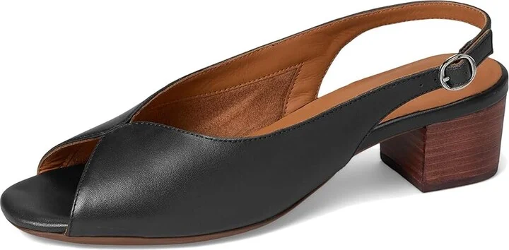 SoftWalk Lakewood Women's Sandals Navy : 7.5 W (D), Leather - Image 5