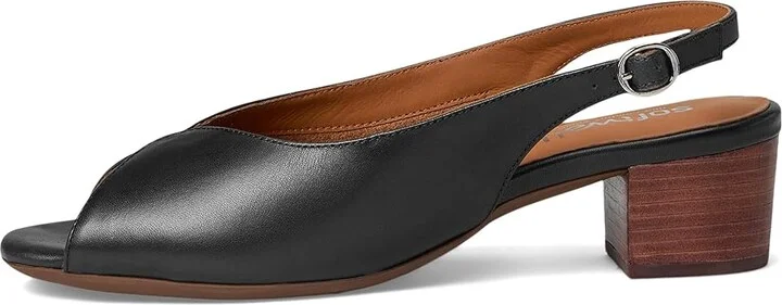 SoftWalk Lakewood Women's Sandals Navy : 7.5 W (D), Leather - Image 6