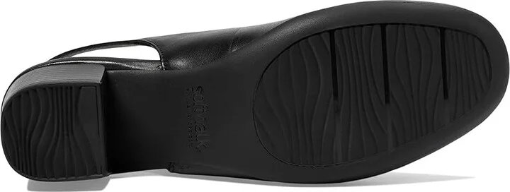 SoftWalk Largo High Women's Heels Black : 10 M (B), Leather/Rubber - Image 3