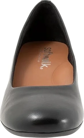 SoftWalk Lynn High Women's Heels Black : 9 M (B), Leather/Rubber - Image 5