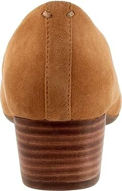 SoftWalk Lynn High Women's Heels Camel Nubuck : 8 W (D), Leather/Rubber - Image 4