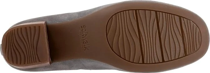 SoftWalk Lynn High Women's Heels Grey Suede : 8 N (AA), Leather/Rubber - Image 3
