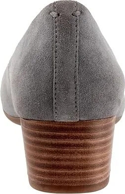 SoftWalk Lynn High Women's Heels Grey Suede : 8 N (AA), Leather/Rubber - Image 4