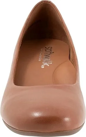 SoftWalk Lynn High Women's Heels Luggage : 6 M (B), Leather/Rubber - Image 5