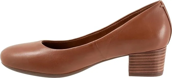 SoftWalk Lynn High Women's Heels Luggage : 6 M (B), Leather/Rubber - Image 6