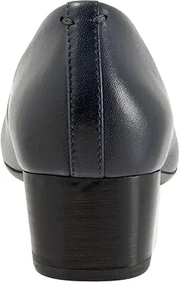 SoftWalk Lynn High Women's Heels Navy : 11 M (B), Leather/Rubber - Image 4