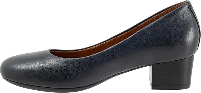 SoftWalk Lynn High Women's Heels Navy : 11 M (B), Leather/Rubber - Image 6