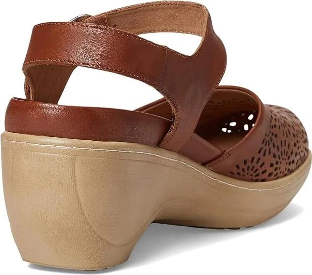 SoftWalk Mabelle Perf Women's Slippers Luggage : 7 M (B), Leather - Image 4