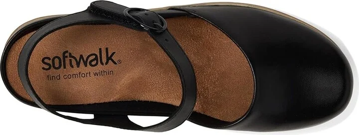 SoftWalk Mabelle Women's Shoes Black : 8 M (B), Leather - Image 2