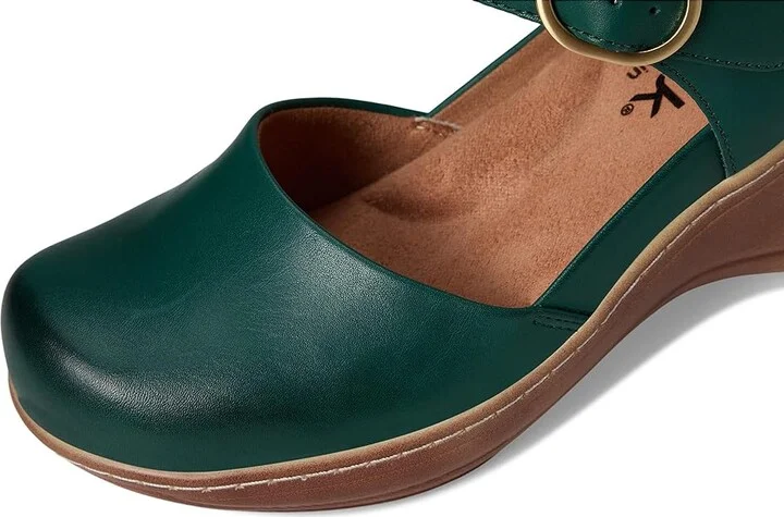 SoftWalk Mabelle Women's Shoes Dark Green : 7.5 WW (EE), Leather - Image 7