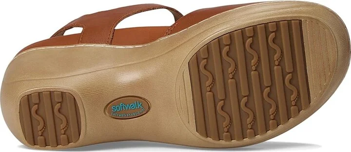 SoftWalk Mabelle Women's Shoes Luggage : 7 M (B), Leather - Image 3