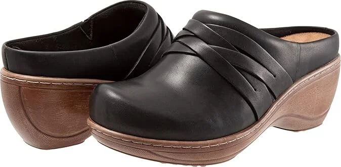 SoftWalk Mackay Women's Shoes Black : 10.5 M (B), Leather