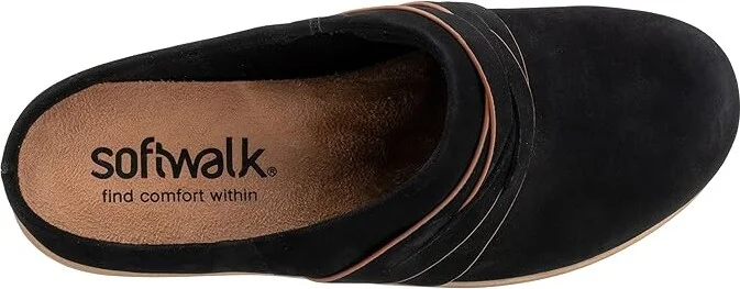 SoftWalk Mackay Women's Shoes Black Nubuck : 11 WW (EE) - Image 2