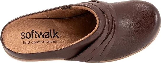 SoftWalk Mackay Women's Shoes Dark Brown : 10.5 N (AA), Leather - Image 2