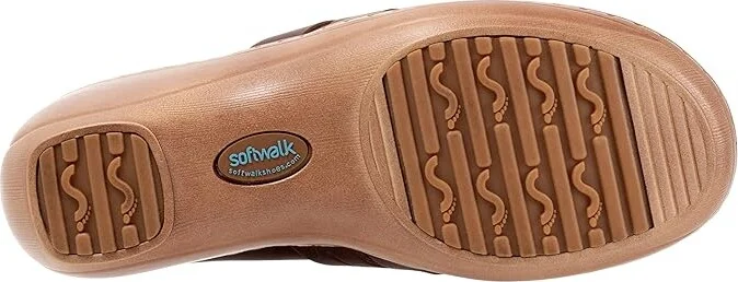 SoftWalk Mackay Women's Shoes Dark Brown : 10.5 N (AA), Leather - Image 3