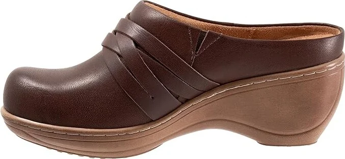SoftWalk Mackay Women's Shoes Dark Brown : 10.5 N (AA), Leather - Image 6