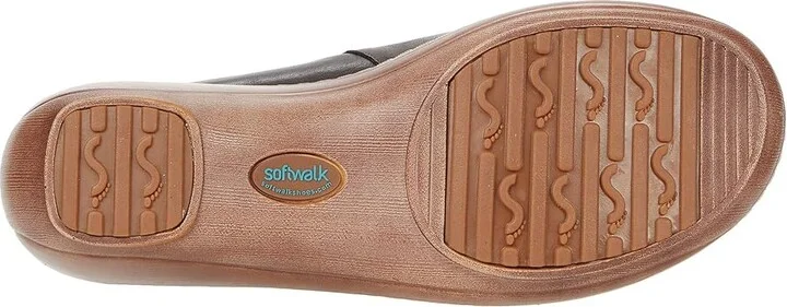 SoftWalk Madison Women's Shoes Dark Grey Leather : 9.5 N (AA) - Image 3