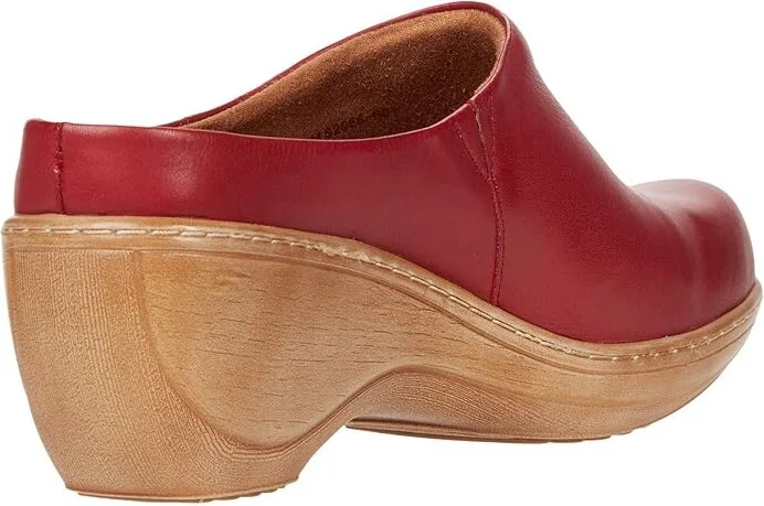 SoftWalk Madison Women's Shoes Dark Red Leather : 7.5 N (AA) - Image 4