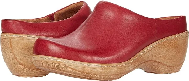 SoftWalk Madison Women's Shoes Dark Red Leather : 7.5 N (AA)