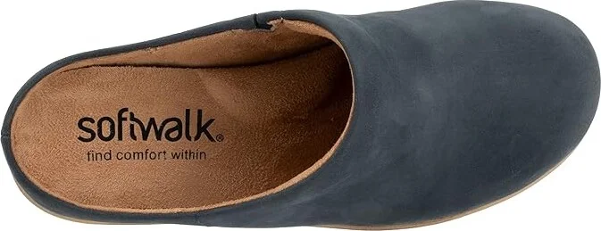 SoftWalk Madison Women's Shoes Navy Nubuck : 10 W (D), Suede - Image 2