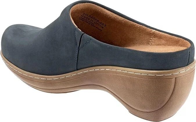 SoftWalk Madison Women's Shoes Navy Nubuck : 10 W (D), Suede - Image 4