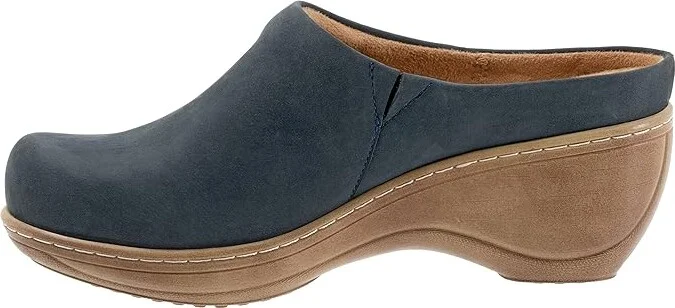 SoftWalk Madison Women's Shoes Navy Nubuck : 10 W (D), Suede - Image 6