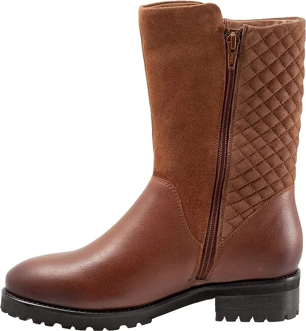 SoftWalk Mansfield Women's Shoes Cognac : 8 N (AA), Leather - Image 6