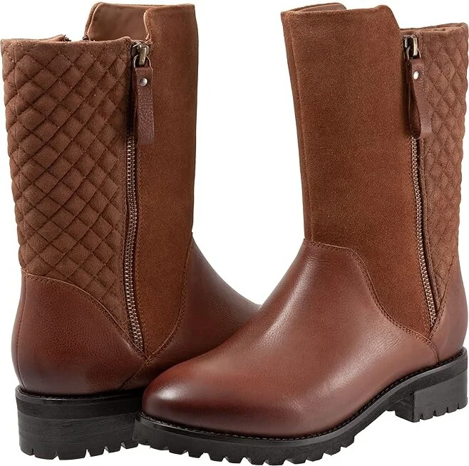 SoftWalk Mansfield Women's Shoes Cognac : 8 N (AA), Leather