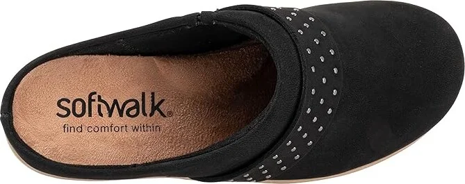SoftWalk Marana Women's Flat Shoes Black Nubuck : 7 N (AA), Leather - Image 2
