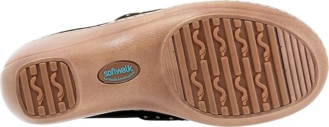 SoftWalk Marana Women's Flat Shoes Black Nubuck : 7 N (AA), Leather - Image 3
