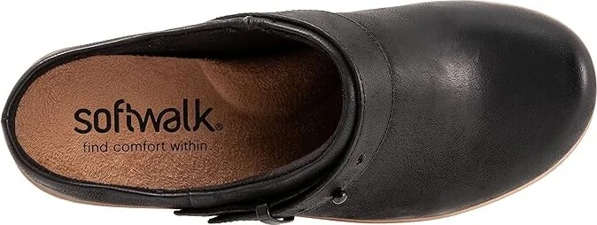 SoftWalk Marquette Women's Shoes Black Nubuck : 9 N (AA) - Image 2