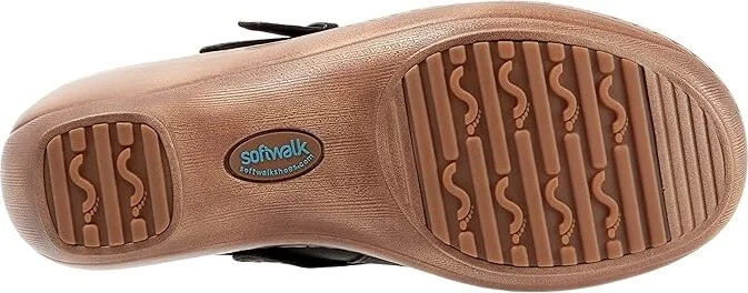 SoftWalk Marquette Women's Shoes Black Nubuck : 9 N (AA) - Image 3
