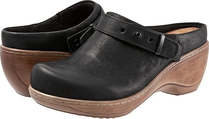 SoftWalk Marquette Women's Shoes Black Nubuck : 9 N (AA)