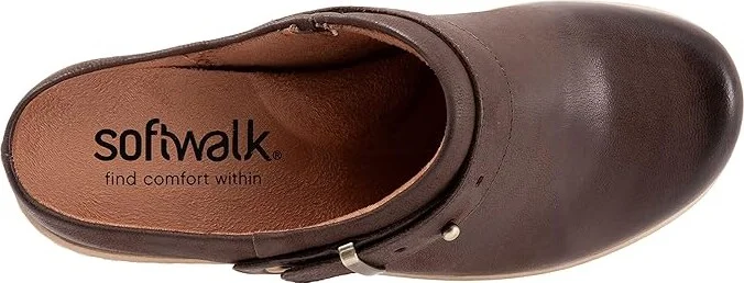 SoftWalk Marquette Women's Shoes Dark Brown Nubuck : 10 N (AA) - Image 2