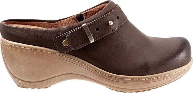 SoftWalk Marquette Women's Shoes Dark Brown Nubuck : 10 N (AA) - Image 7