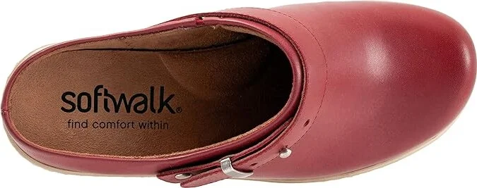 SoftWalk Marquette Women's Shoes Dark Red : 9.5 N (AA), Full Grain leather - Image 2