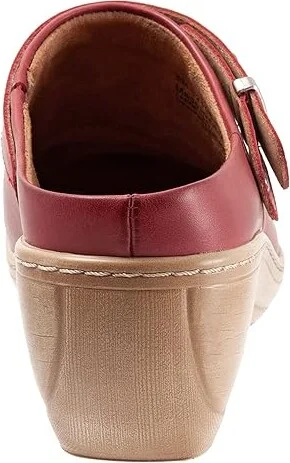 SoftWalk Marquette Women's Shoes Dark Red : 9.5 N (AA), Full Grain leather - Image 4